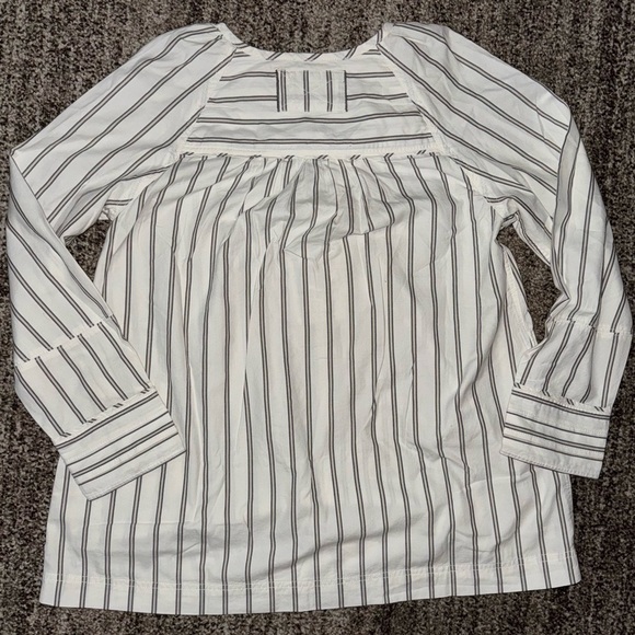 Free People We The Free Lisbon Tunic size Medium NWOT arrows lace up top ivory - Picture 6 of 11